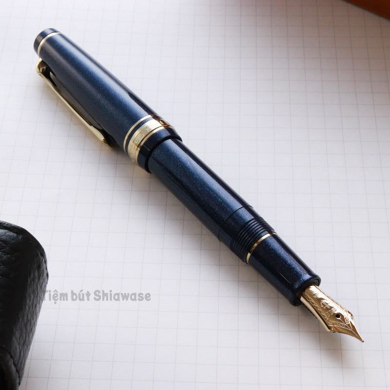  Bút Máy Sailor Professional Gear Slim Mini Morocco 14K - Night Blue 