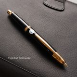  Bút Máy Pilot Capless Vanishing Point Gold Trims - Black - Đen 