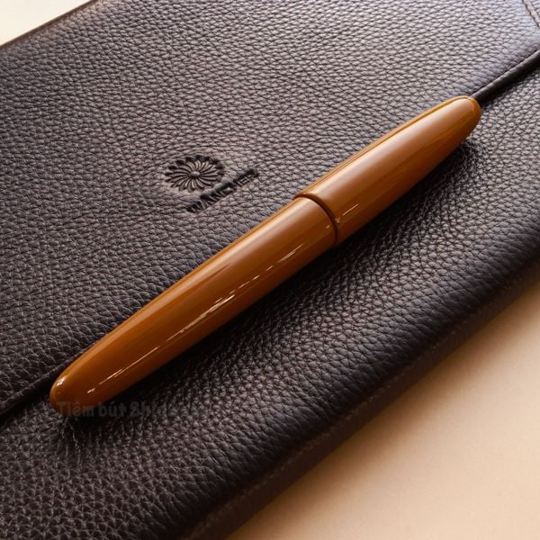  Bút Máy Wancher Dream Pen True Urushi Kiiro - Yellow - Sơn Mài Wajima Nhật Bản 