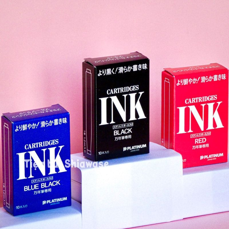  Hộp 10 Ống Mực Bút Máy Platinum Dye Ink Cartridge 