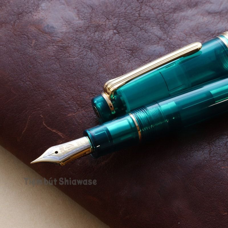  Bút Máy Sailor Wancher Professional Gear 21K Turquoise Blue 