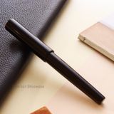  Bút Máy Wancher Sekai Aizu Urushi - Ebony - Gỗ Phủ Sơn Mài Trong Suốt 