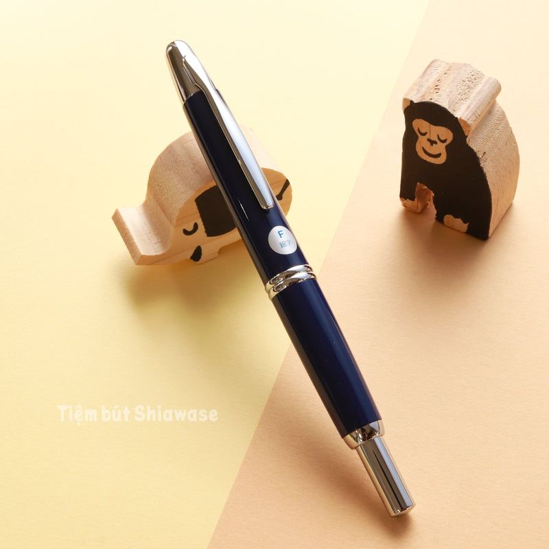  Bút Máy Pilot Capless Vanishing Point Special Alloy Nib - Dark Blue - Xanh Đậm 