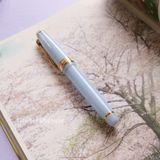  Bút Máy Sailor Professional Gear Slim 14K Shikiori Otogibanashi - Crane Light Blue 