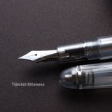  Bút Máy Platinum #3776 Century 14K Nice - Pur Rhodium - Bạch Kim Trong Suốt 