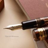  Bút Máy Pilot Custom 823 - Transparent Brown - Nâu Trong Suốt 