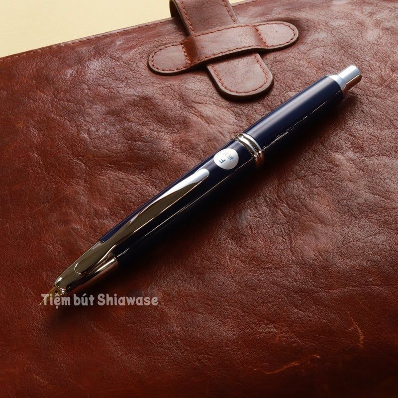  Bút Máy Pilot Capless Vanishing Point Special Alloy Nib - Dark Blue - Xanh Đậm 