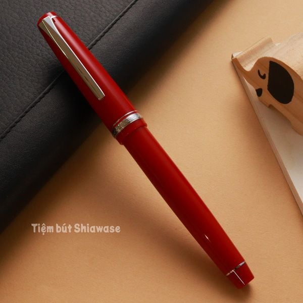  Bút Máy Pilot Elabo Ngòi Soft - Red - Đỏ (Bản Resin) 