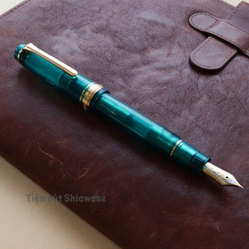  Bút Máy Sailor Wancher Professional Gear 21K Turquoise Blue 