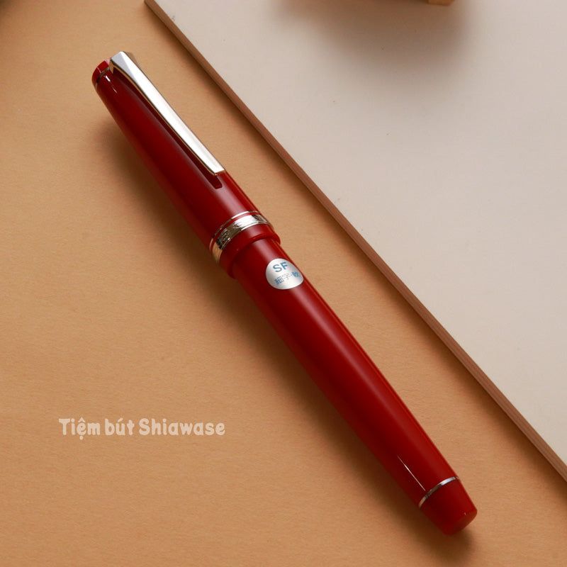  Bút Máy Pilot Elabo Ngòi Soft - Red - Đỏ (Bản Resin) 