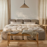  Giường ngủ bọc nệm cao cấp Teddy Bed phong cách Bắc Âu Rubies House 