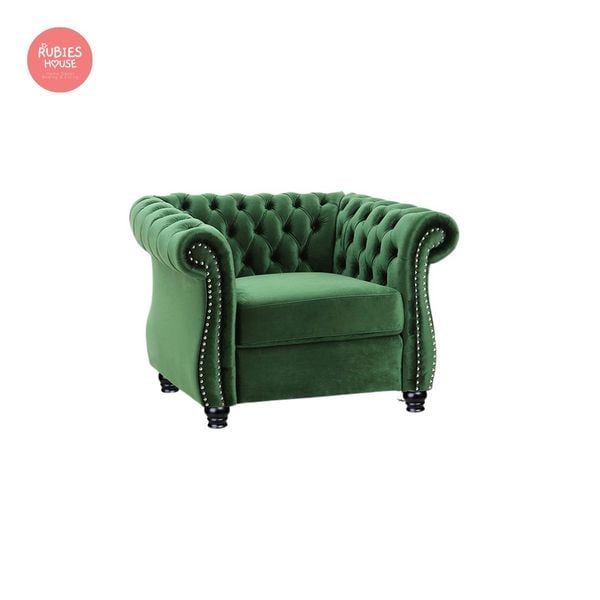Hình Sofa đơn phòng khách Sofa cao cấp FARMHOUSE STYLE HOLLIS Bắc Âu Rubies House