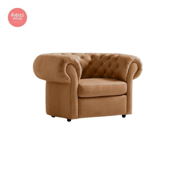 Hình Sofa đơn phòng khách Sofa cao cấp FARMHOUSE STYLE HOLLIS Bắc Âu Rubies House
