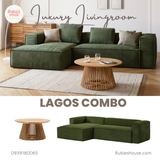  COMBO sofa góc LAGOS - Combo phòng khách Rubies House 