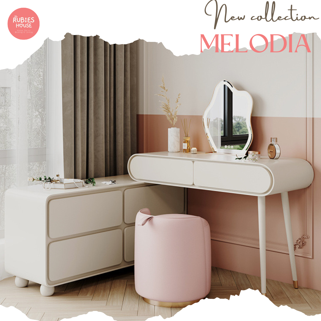  Bàn trang điểm cao cấp Melodia Bắc Âu Rubies House 