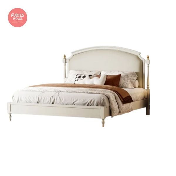 Hình ảnh Giường Gỗ PHỐI NỆM LARK Rubies House