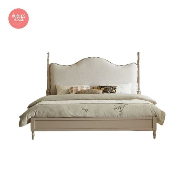 Hình ảnh Giường Gỗ PHỐI NỆM SAGE Rubies House