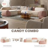  COMBO sofa góc CANDY - Combo phòng khách Rubies House 