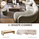  COMBO sofa góc L-SHAPE - Combo phòng khách Rubies House 