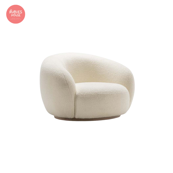  Sofa đơn Milk Tea thư giãn Rubies House 