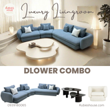  COMBO sofa góc DLOWER - Combo phòng khách Rubies House 