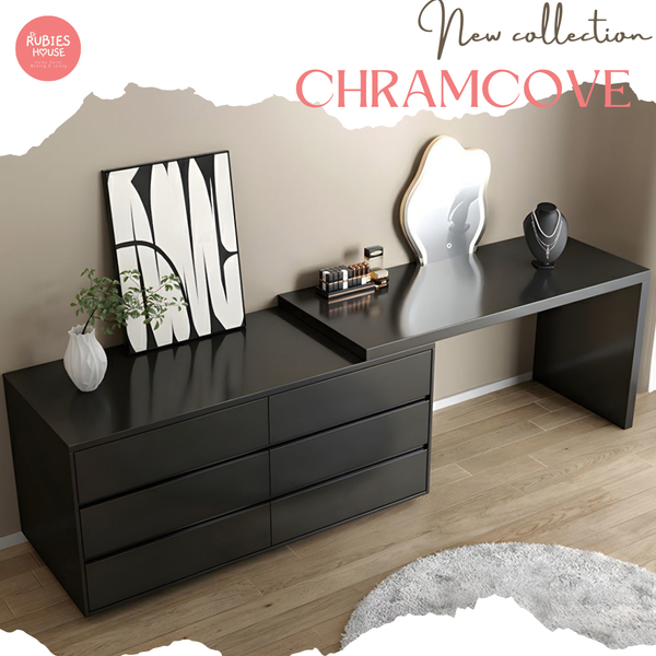 Ảnh Bàn trang điểm cao cấp CharmCove Bắc Âu Rubies House