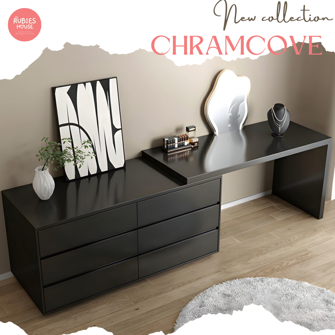  Bàn trang điểm cao cấp CharmCove Bắc Âu Rubies House 