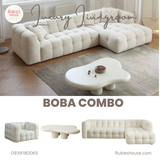  COMBO sofa góc BOBA - Combo phòng khách Rubies House 