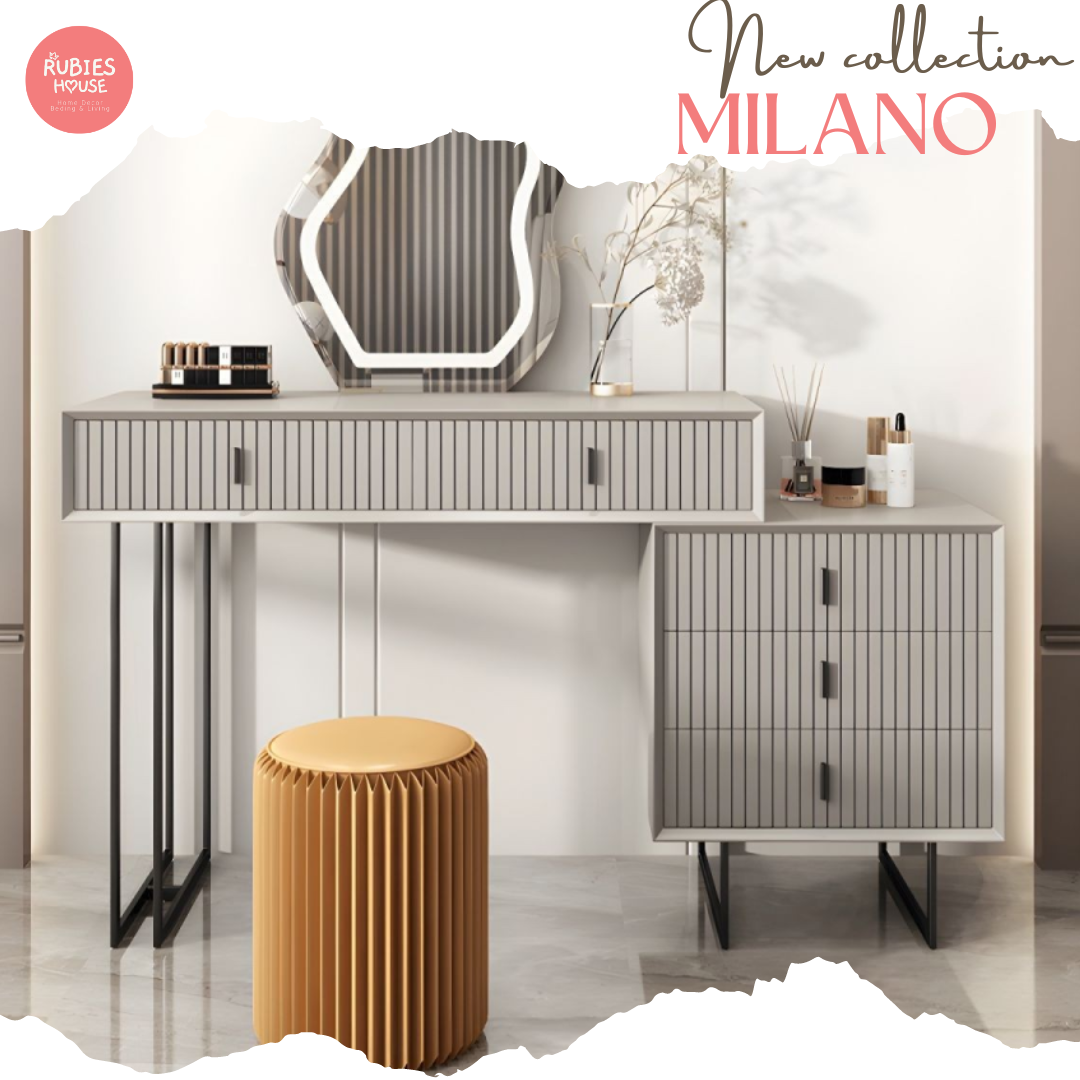  Bàn trang điểm cao cấp Milano Bắc Âu Rubies House 
