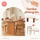  COMBO WAVY- Combo phòng ăn Rubies House 