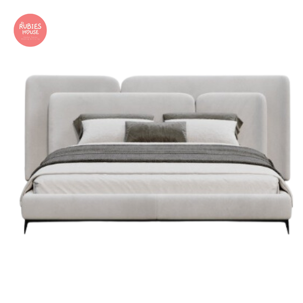 Hình: Giường ngủ bọc nệm cao cấp ECHO Bed phong cách Bắc Âu Rubies House