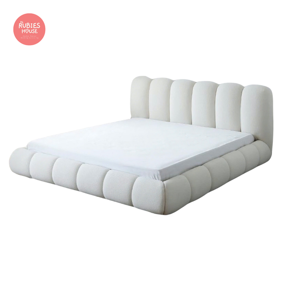 Hình: Giường ngủ bọc nệm cao cấp NIMBUS Bed phong cách Bắc Âu Rubies House