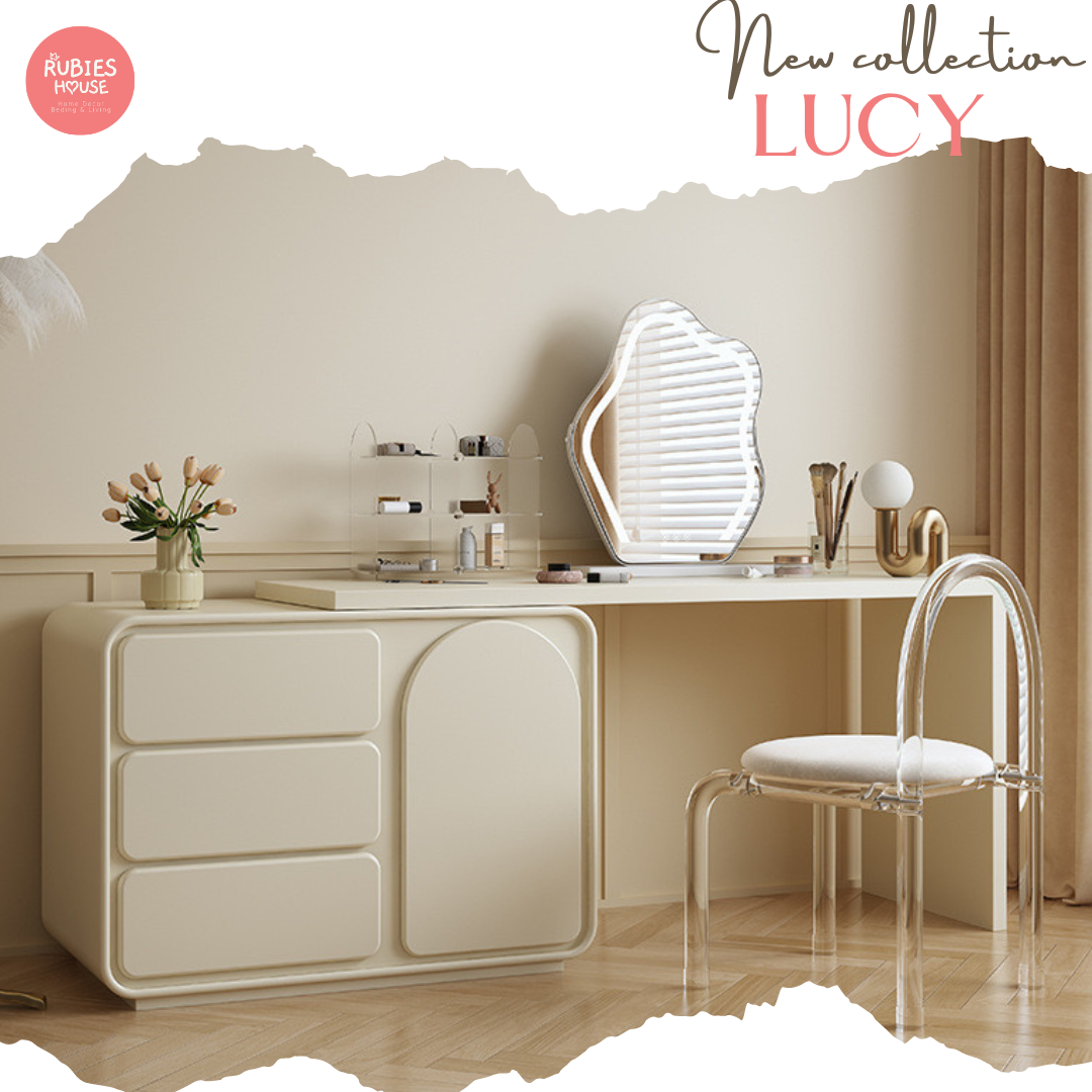  Bàn trang điểm cao cấp Lucy Bắc Âu Rubies House 