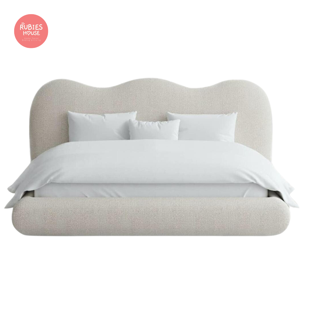  Giường ngủ bọc nệm cao cấp MOAT Bed phong cách Bắc Âu Rubies House 