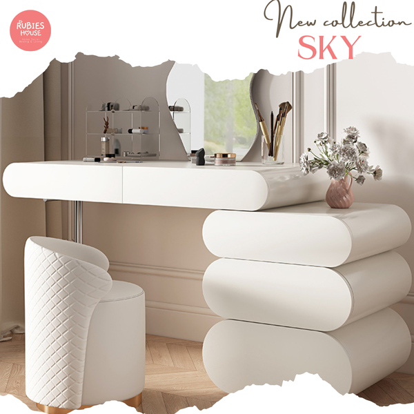  Bàn trang điểm cao cấp Sky Bắc Âu Rubies House 