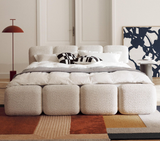  Giường ngủ bọc nệm cao cấp Teddy Bed phong cách Bắc Âu Rubies House 