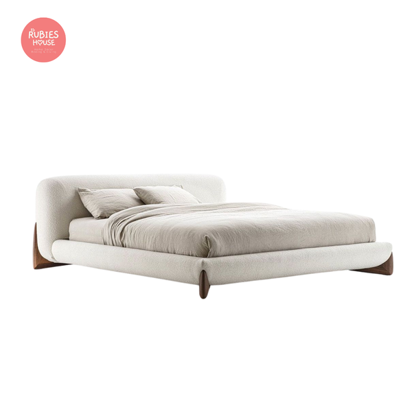  Giường ngủ bọc nệm cao cấp Softbay Bed phong cách Bắc Âu Rubies House 