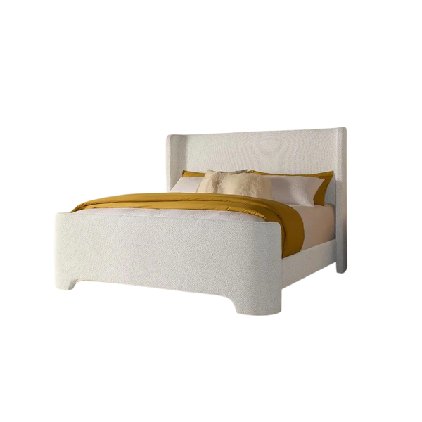 Giường ngủ bọc nệm cao cấp Sita Bed phong cách Bắc Âu Rubies House