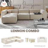 COMBO sofa góc LENNON - Combo phòng khách Rubies House 