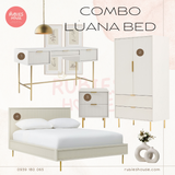  COMBO LUANA BED- Combo phòng ngủ Bắc Âu Rubies House 