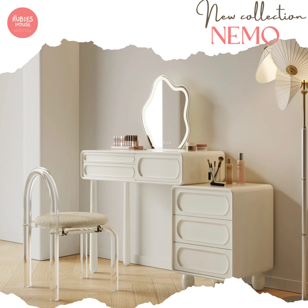 Ảnh Bàn trang điểm cao cấp Nemo Bắc Âu Rubies House 2. Công dụng: