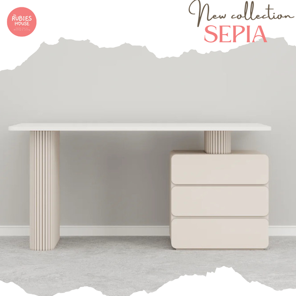 Ảnh Bàn trang điểm cao cấp Sepia Bắc Âu Rubies House