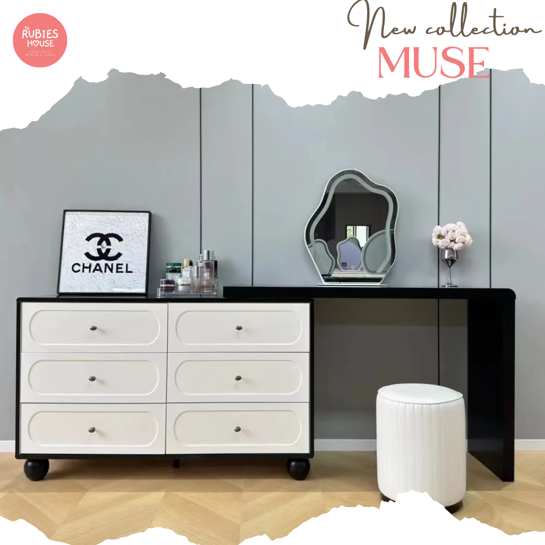  Bàn trang điểm cao cấp Muse Bắc Âu Rubies House 