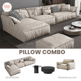  COMBO sofa góc PILLOW - Combo phòng khách Rubies House 