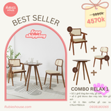  COMBO RELAX 1- Bộ Bàn Ghế Cafe Rubies House 
