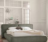  Giường ngủ bọc nệm cao cấp Lennon Bed phong cách Bắc Âu Rubies House 