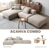  COMBO sofa góc  ACANVA - Combo phòng khách Rubies House 