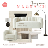  COMBO FITZ - Combo phòng khách Rubies House 