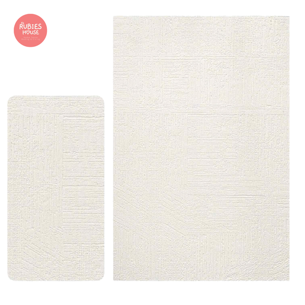 Hình Thảm dệt trải sàn cao cấp HARI  phong cách Bắc Âu Rubies House