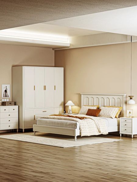 Ảnh: COMBO CALI  BED- Combo phòng ngủ giường gỗ Bắc Âu Rubies House